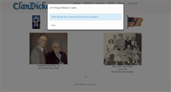 Desktop Screenshot of clandickey.com